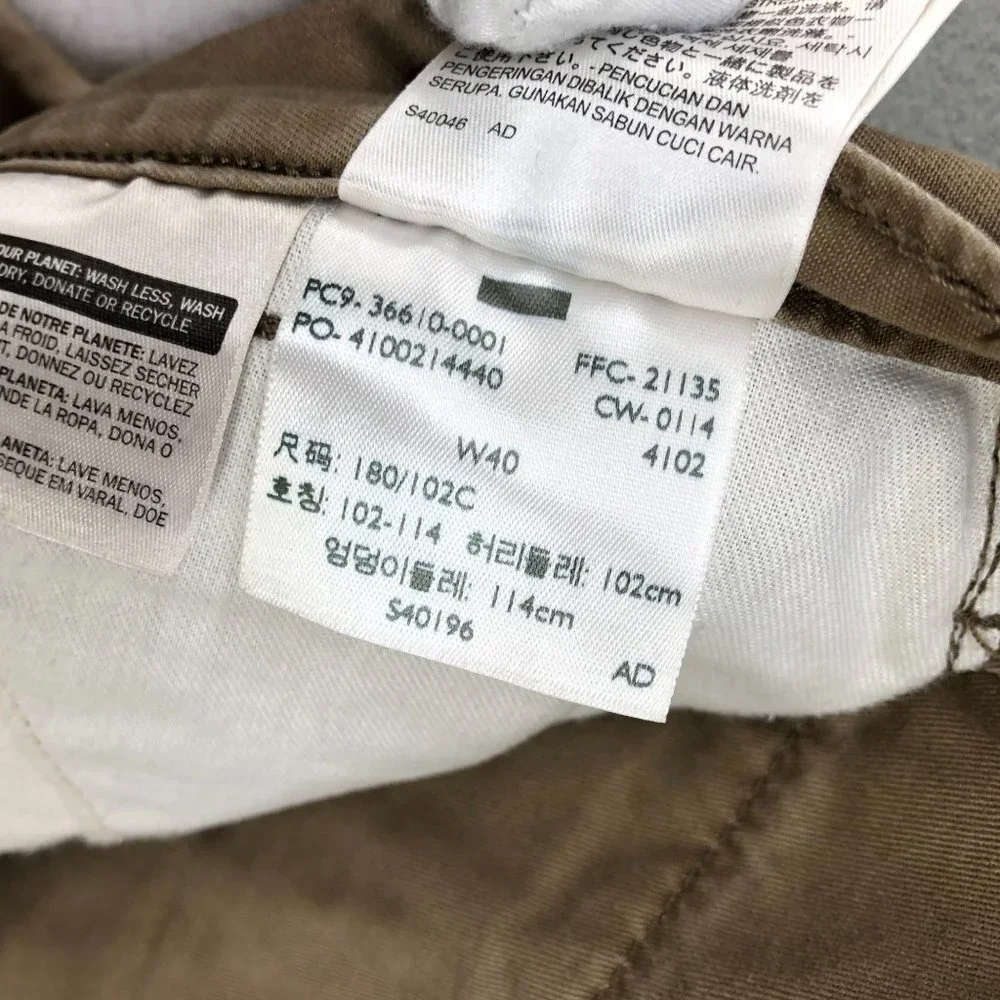 Levi's Cargo Shorts Mens Size‎ 40 Tan Khaki 11.5